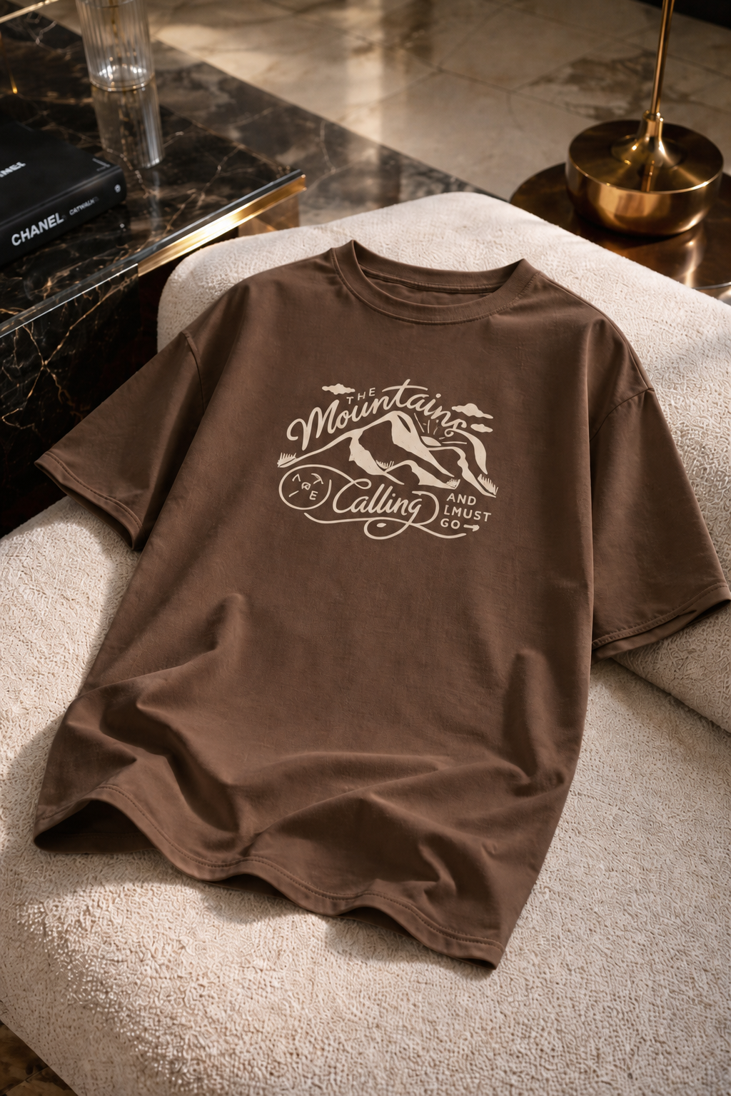 Modern Aesthetic Mountain Tee