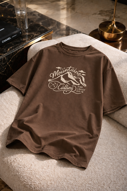 Modern Aesthetic Mountain Tee